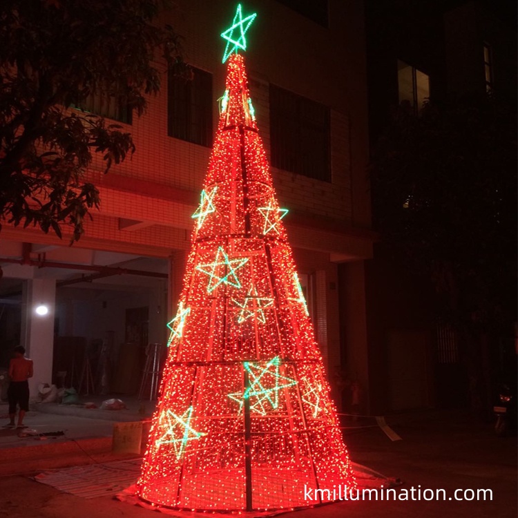 LED Star Christmas tree light