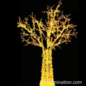 Christmas light led tree 3D motif