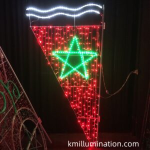 Light up street commercial star led
