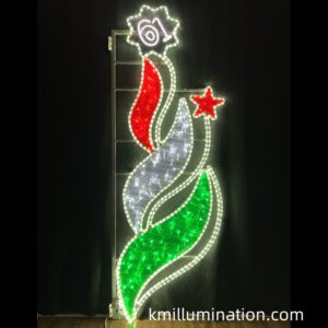 National day celebration decorative led street lighting