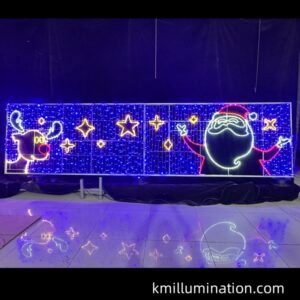 Santa clause street decorative commercial festival light