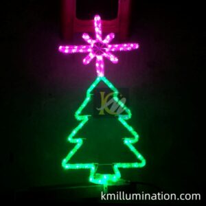 outdoor Christmas tree ropelight Twinkle Lights