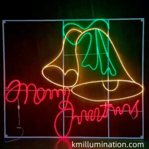 Merry Christmas bell motif light