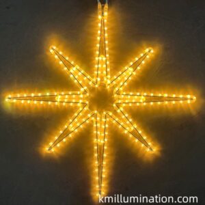 double star eight pointed star light