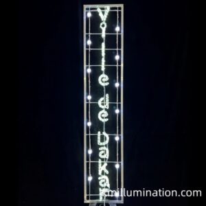 text sign dakar words motif light