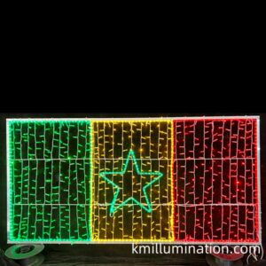 flag motif lights