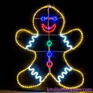 lit Christmas motif light