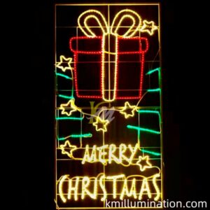 MERRY CHRISTMAS led sign display