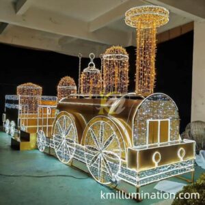 Train Car Commercial Christmas Decorations Creative Displays