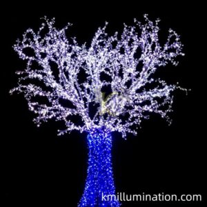 LED blue and white Tree Christmas Decorations