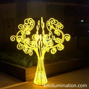 Flower shape led tree light