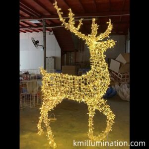 led reindeer commercial decoration light