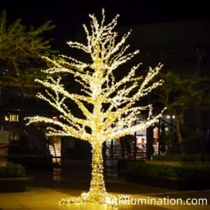 led string lights tree