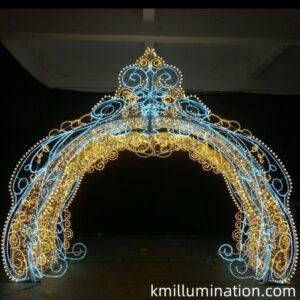led arched door tunnel