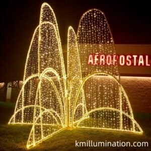 led fountain commercial decor light