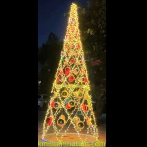 led commercial tree artist decor light