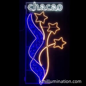 chacao text pole mount decor
