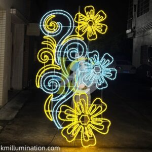 Customized pole decorative Lights display