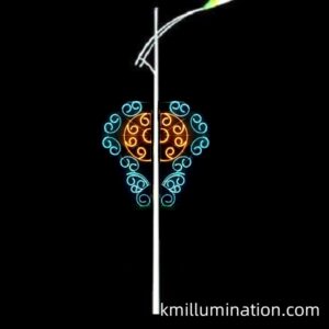 Warm white holiday street decoration lamp