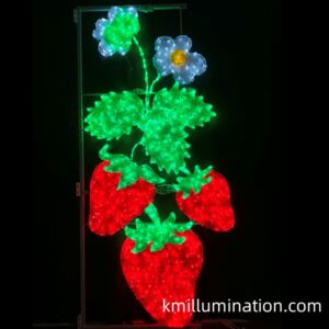 flower shape fruit motif decoration lights