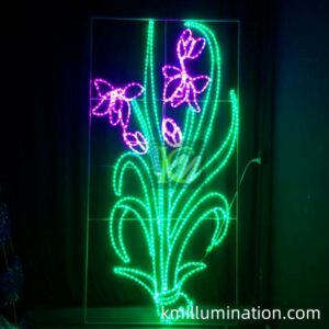LED orchid Motif light festive event decorative
