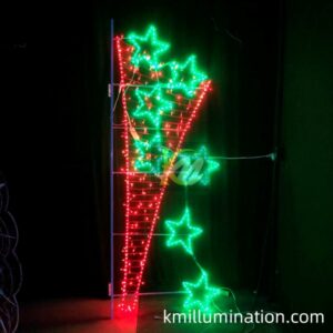 LED green red festival lights