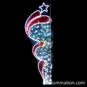 Christmas pole lights ideas