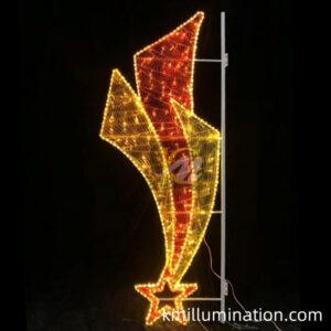 star ideas pole light Christmas decoration