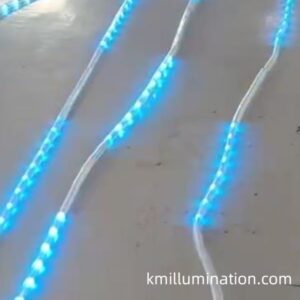 flowing water effect rope light