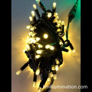 Warm White color IP65 fairy lights PVC copper wire