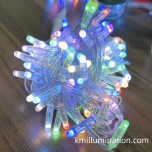 RGB color IP65 fairy lights PVC copper wire
