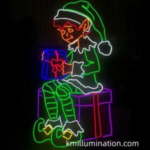 Customized neon motif light