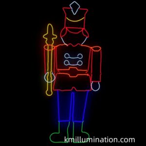 Customized Nutcracker neon motif light
