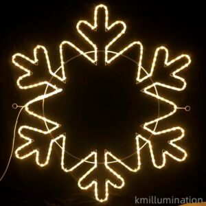 outdoor commercial led snowflake
