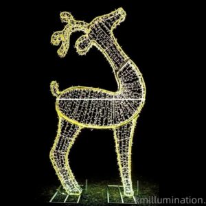 outdoor led reindeer decoration light
