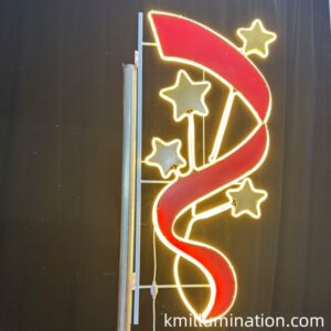 LED lamp post star light