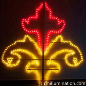 Artistic pole mounted light