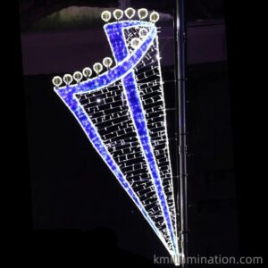 New Pole mounted Xmas lights