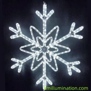 ropelight snowflake Christmas light