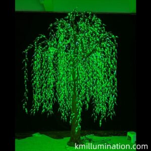 LED willow tree green color
