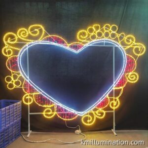 Commercial heart love decorative light
