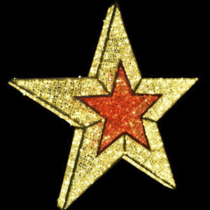 Double star led display light