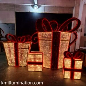 LED Gift box light display
