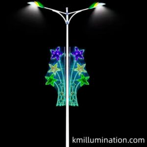 star motif led light commercial decoration