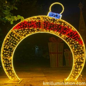 led ball arch display figure