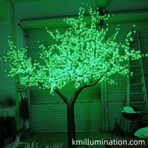 green LED tree light decoration
