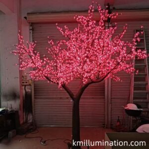 red LED cherry tree light decoration