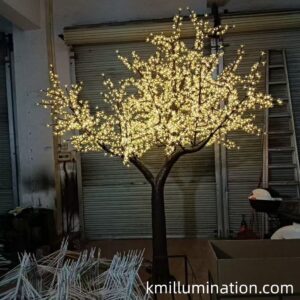 war white LED cherry tree light decoration