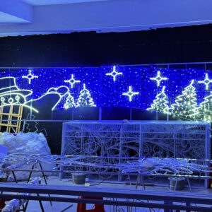 Оптовая продажа с фабрики, светодиодные тематические фонари, модель 2D, уличное освещение для праздников, праздничная атмосфера, ландшафт, Рождественское украшение