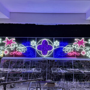 luminous ornaments neon light festive